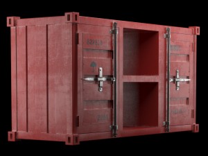 loft concept loft-concept tv cabinet dresser iron 3D 모델