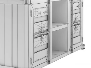 loft concept loft-concept tv cabinet dresser iron 3D Model