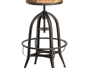 chair loft industrial rotative pin 3D 모델