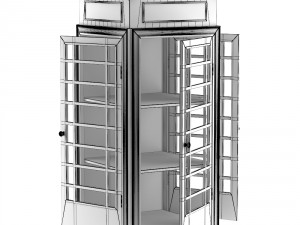 showcase london telephone box Modelo 3D
