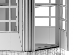 showcase london telephone box Modelo 3D