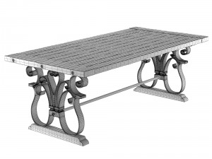 table andrew Modello 3D