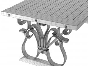 table andrew Modello 3D