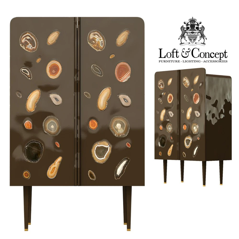 patrick naggar gem cabinet 3D Model .c4d .max .obj .3ds .fbx .stl .blend 
