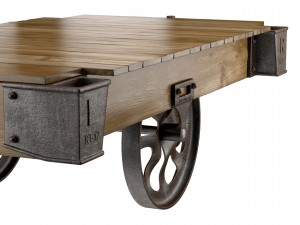 factory cart coffee table Modèle 3D