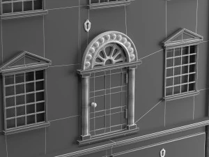 dolls house cabinet 3D Model