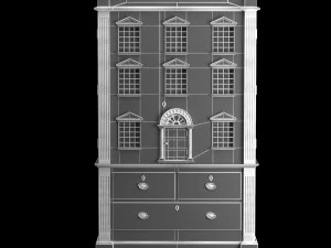 dolls house cabinet 3D Model