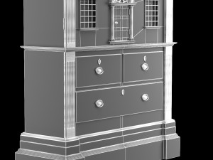 dolls house cabinet 3D-Modell