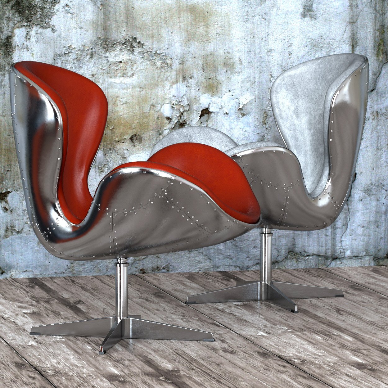 seat spitfire swan chair aviator 5 colors 3d modell in stuhl 3dexport