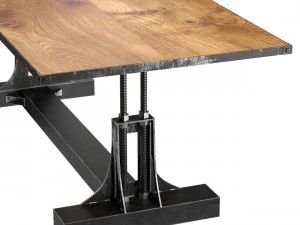 post industrial table and bench 3D Model