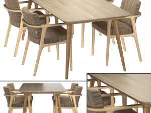 zio dining table 3D Модель