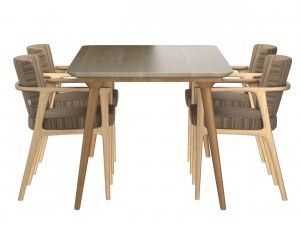 zio dining table 3D Model