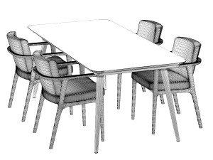 zio dining table 3D Model