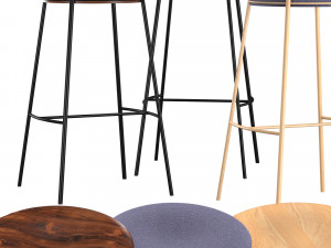 eman bar stool 3D Model