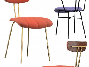 cadeira amy df wp Modelo 3D