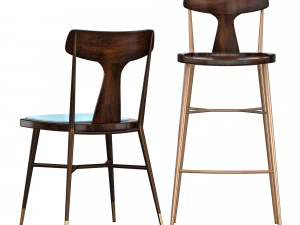 naika 2 chair 3D Model