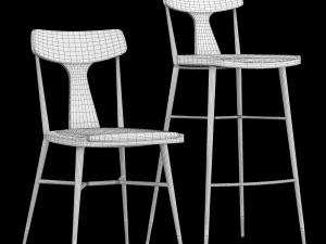 naika 2 chair 3D Model