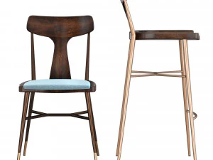 naika 2 chair 3D Model