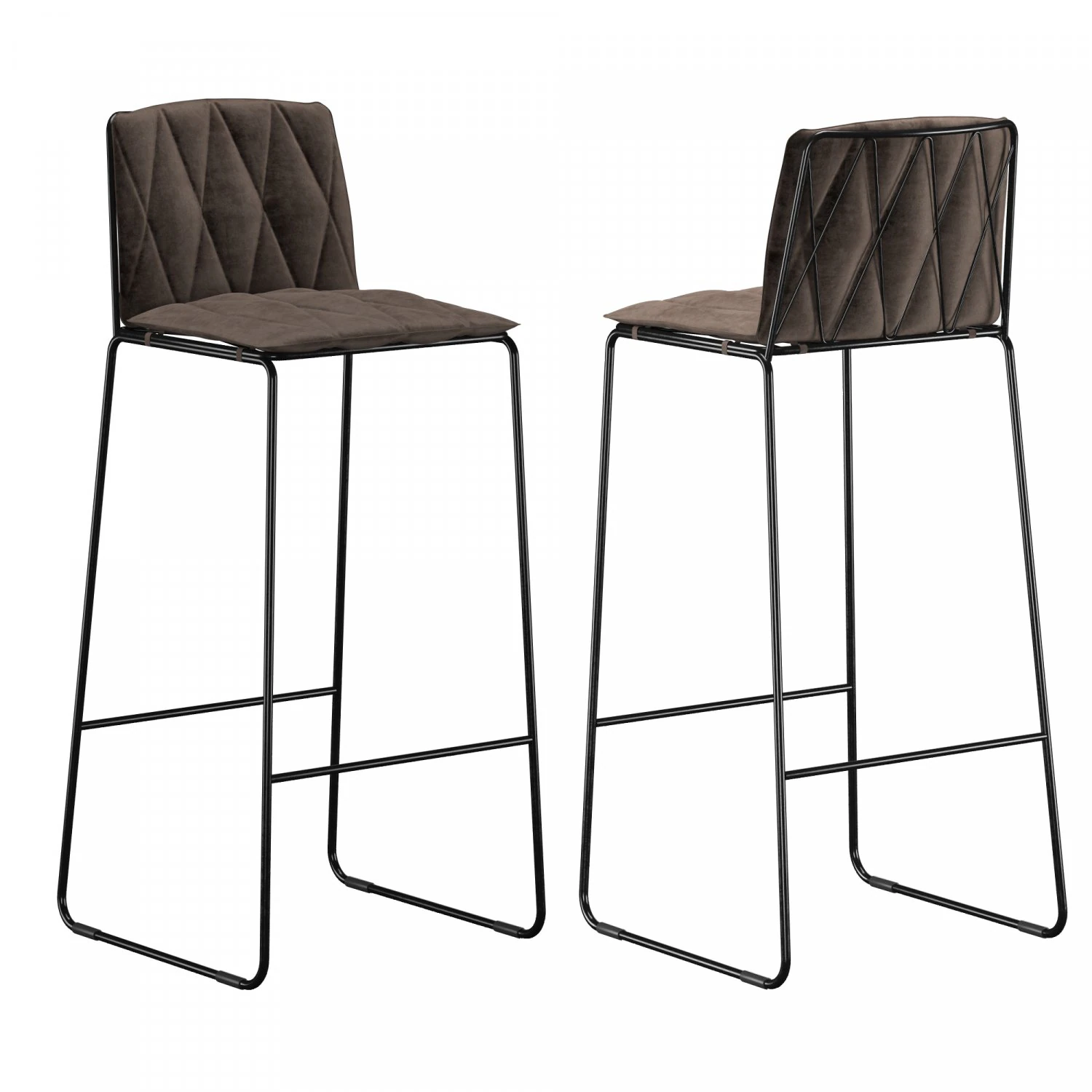 bar stool 3D Model .c4d .max .obj .3ds .fbx .stl .blend 