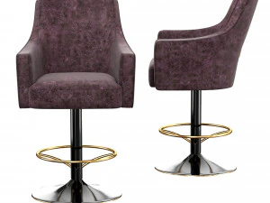 bar stool blue exot 3D Model