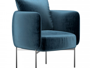 bonnet club chair 3D Model