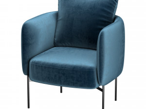 bonnet club chair 3D Модель