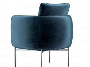 bonnet club chair 3D Модель