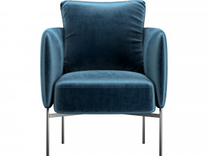 bonnet club chair 3D Модель