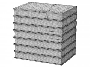libri stool riva 1920 3D Модель