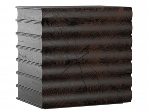 Libri Hocker Riva 1920 3D Modell