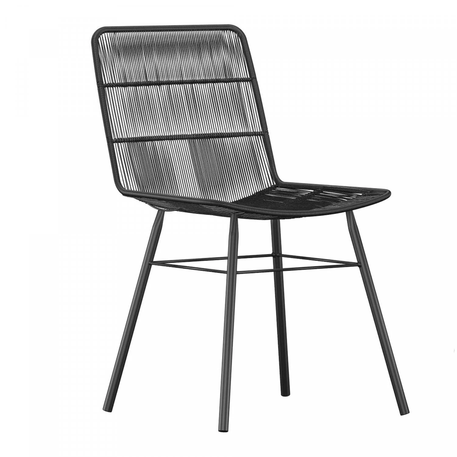 mauritius woven dining chair 3D Model .c4d .max .obj .3ds .fbx .stl .blend