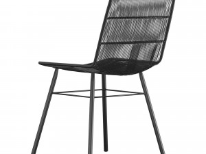 mauritius woven dining chair Modelo 3D