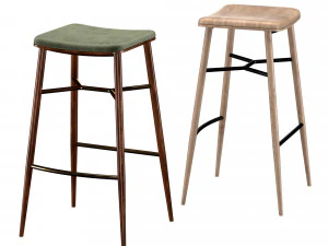 bar stool naika l sg 3D Model