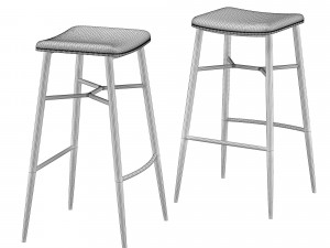 bar stool naika l sg 3D Модель