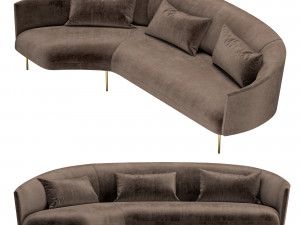 roma sofa Modelo 3D