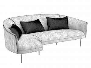 roma sofa Modelo 3D