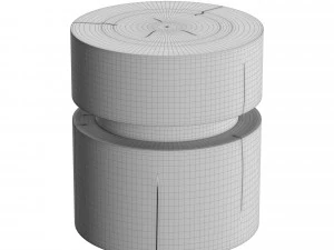 reel riva 1920 stool 3D Model