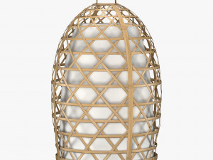 bamboo lamp 3D Модель