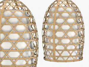 bamboo lamp 3D Model