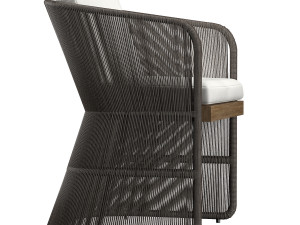 havana arm chair 3Dモデル