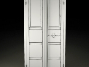 sea container industrial style cupboard Model 3D