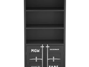 Libreria container marittima Modello 3D