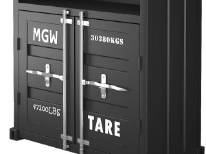 Libreria container marittima Modello 3D