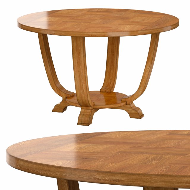 rosewood palissandre parquetry coffee table Model 3D .c4d .max .obj .3ds .fbx .stl .blend 