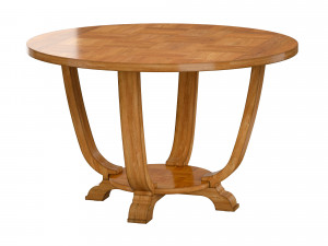 rosewood palissandre parquetry coffee table Model 3D