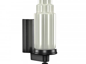 echo large art deco porcelain wall sconce 3D Model