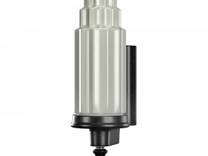 echo large art deco porcelain wall sconce 3D Model