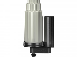echo large art deco porcelain wall sconce Modello 3D