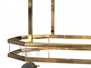 lacole serving cart 3D Модель