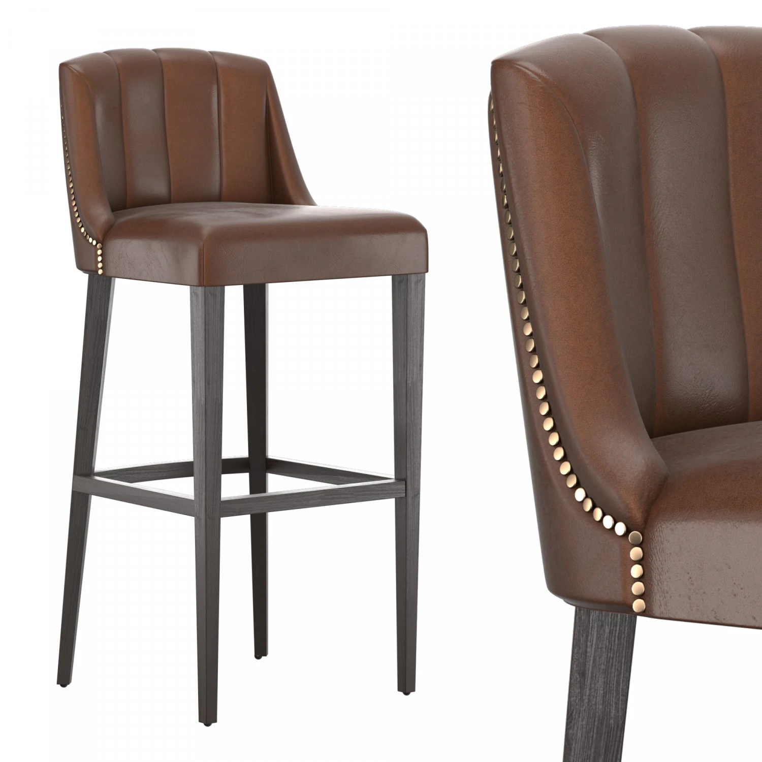 madison barstool 3D Model .c4d .max .obj .3ds .fbx .stl .blend 